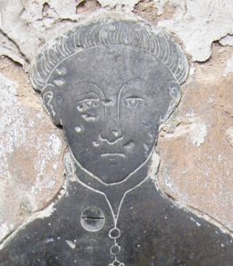 Waltham - All Saints Joanna Waltham and son and daughter 1420